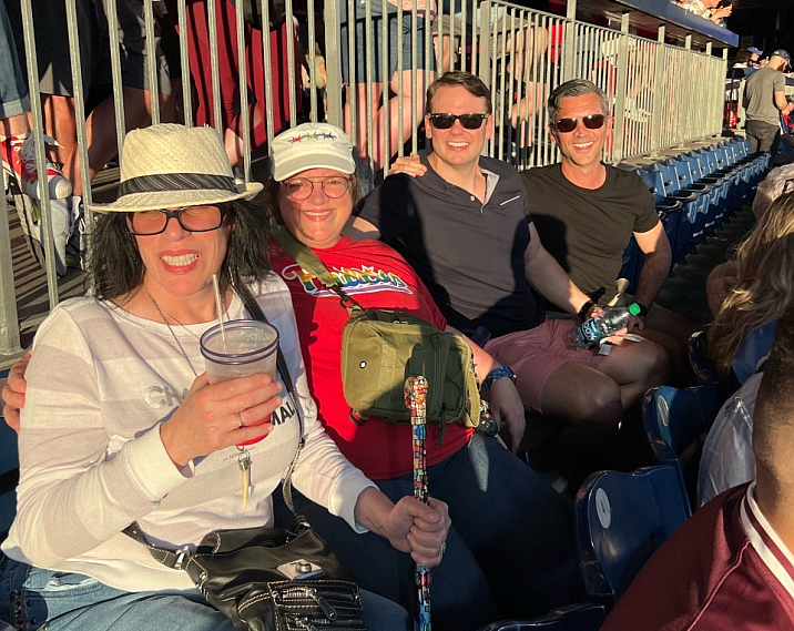 Employees at Phillies Pride Night 2022