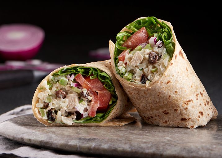 chicken cauliflower wrap