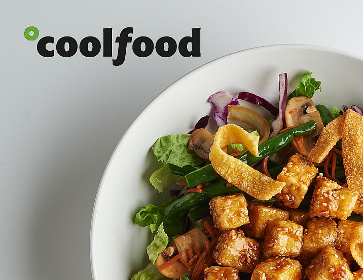 salad with Coolfood logo