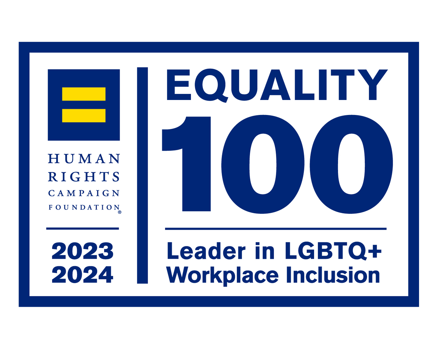 Equality 100 Award logo