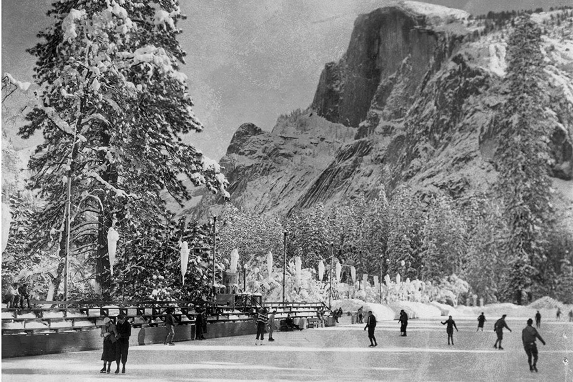 The Curry Village Ice Rink in 1933