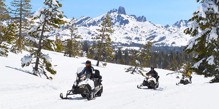 Lake Tahoe Adventures snowmobile tour