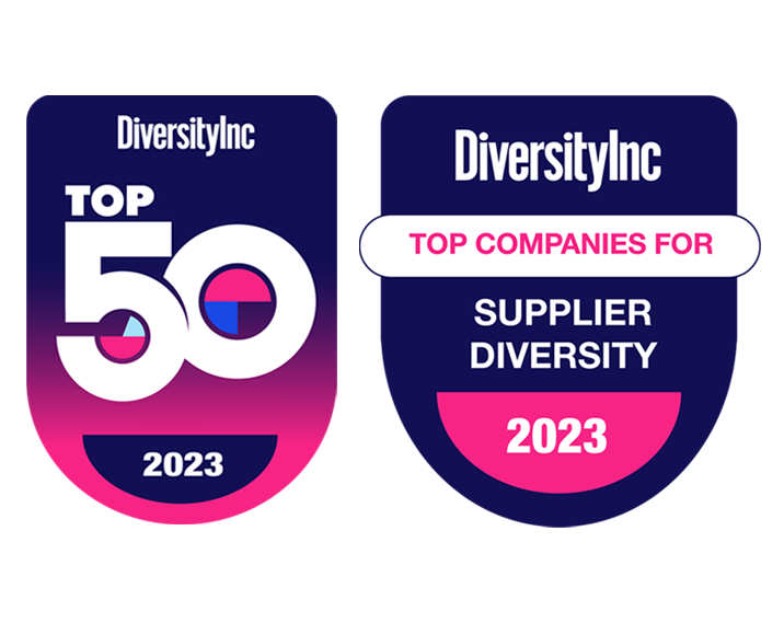 DiversityInc logo lockups for Aramark awards