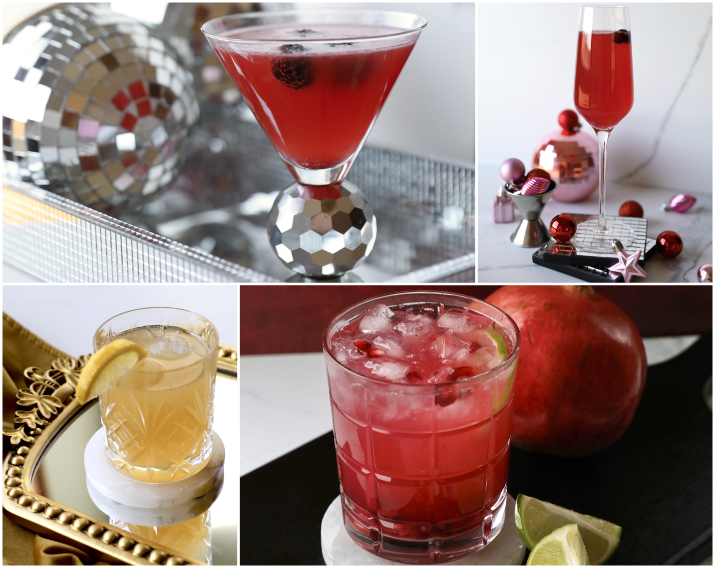 compilation of cocktails