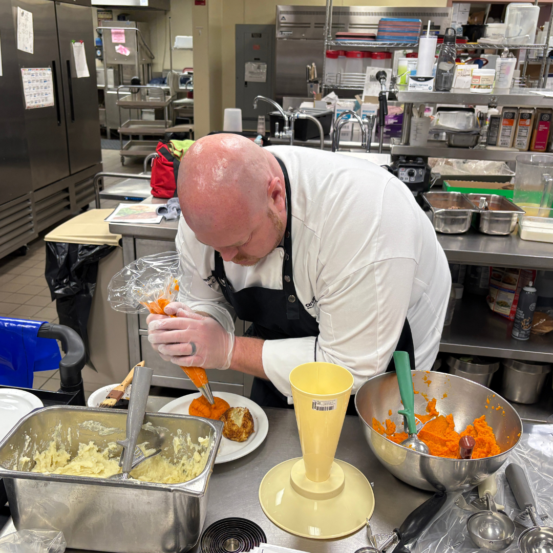 Chef Lucas Leventry training.
