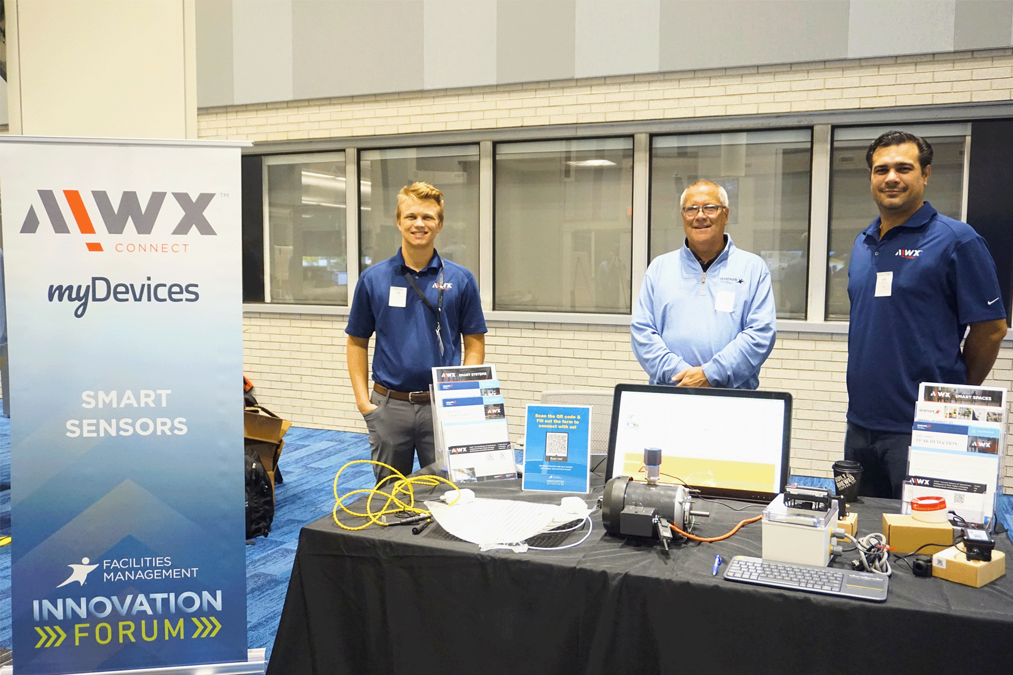 aiwx booth at facilities innovation summit