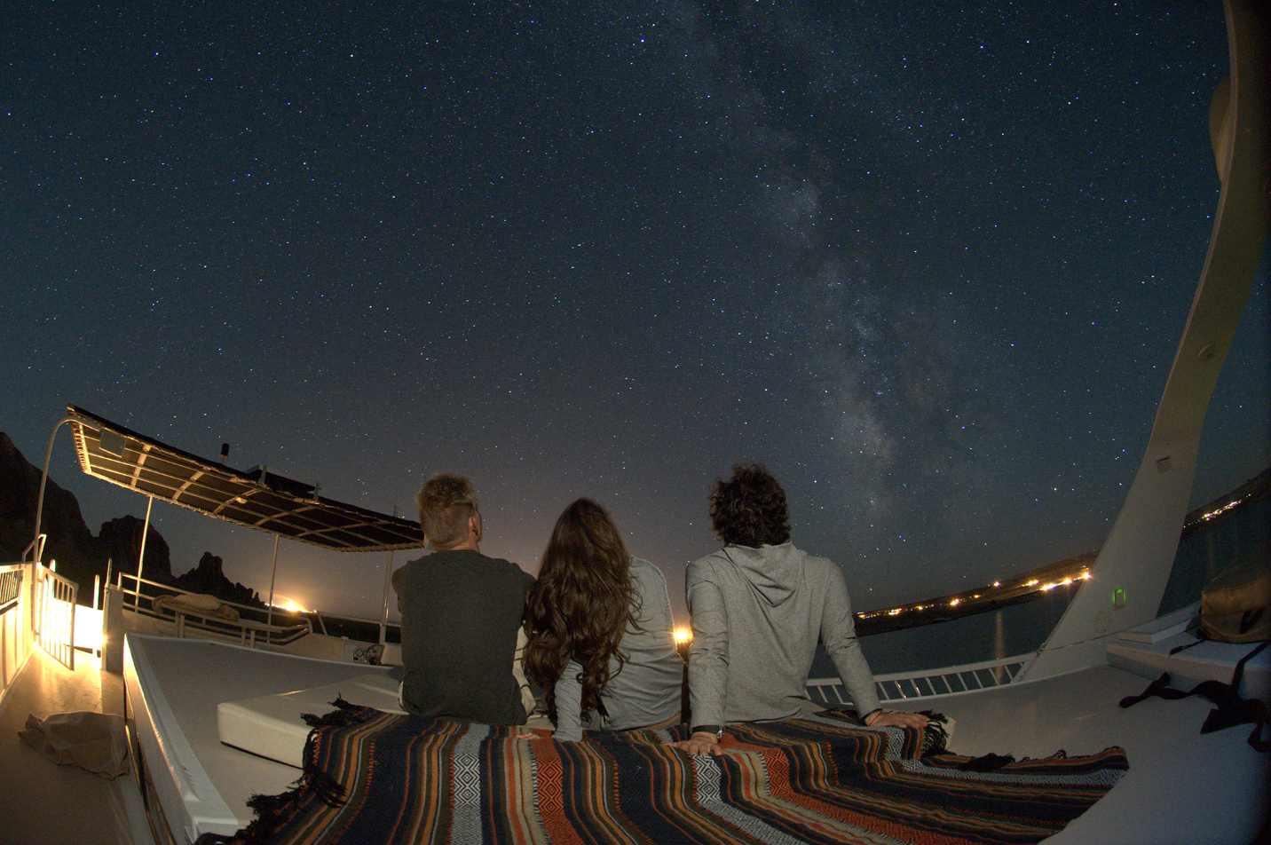 lake powell night sky
