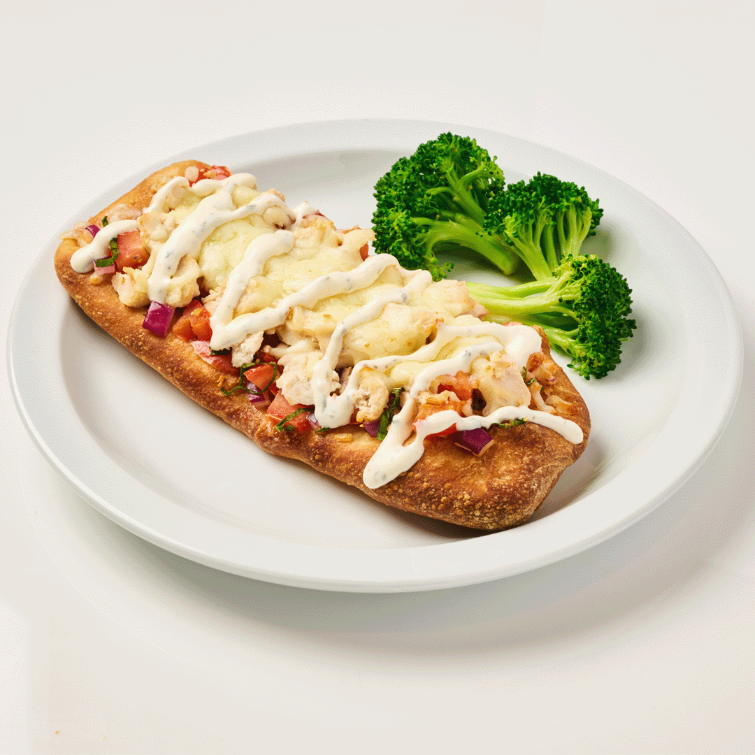 Bruschetta chicken focaccia