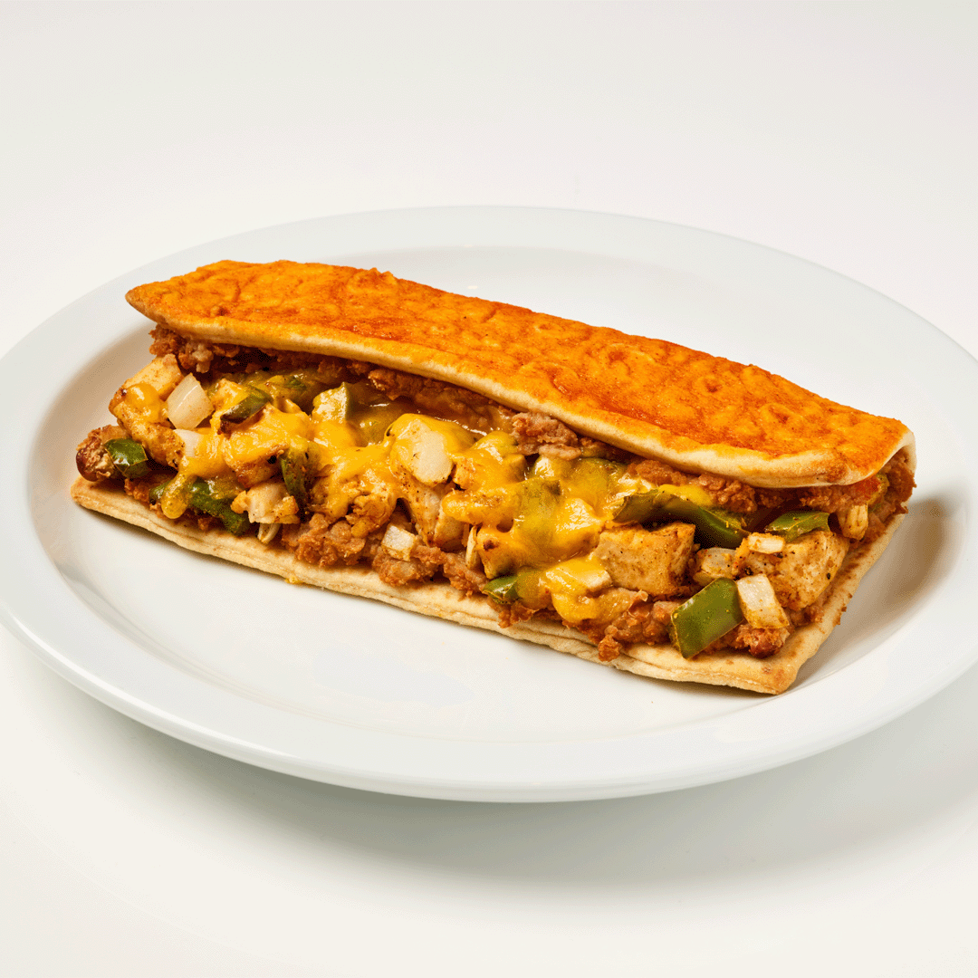 Fajita chicken flatbread