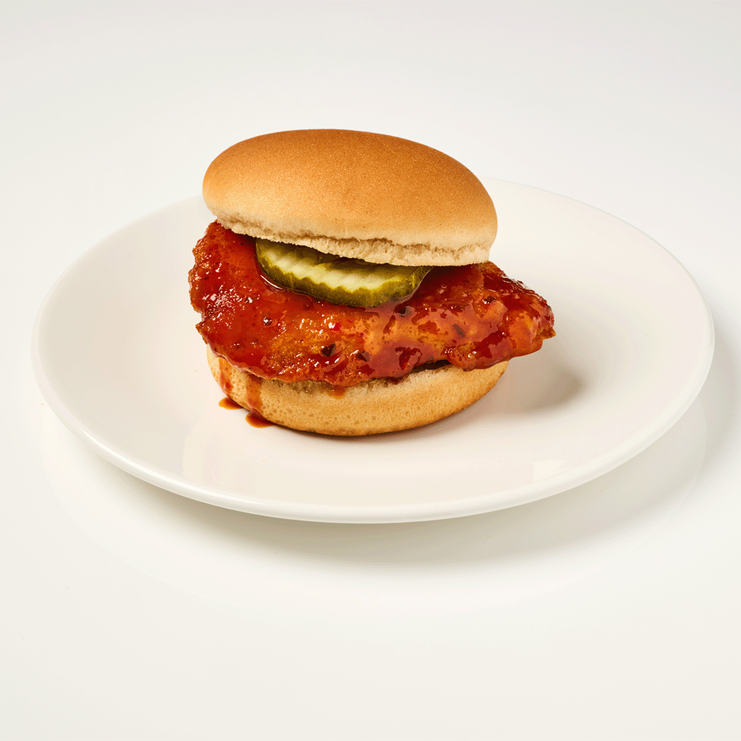 Gochujang hot honey chicken sandwich