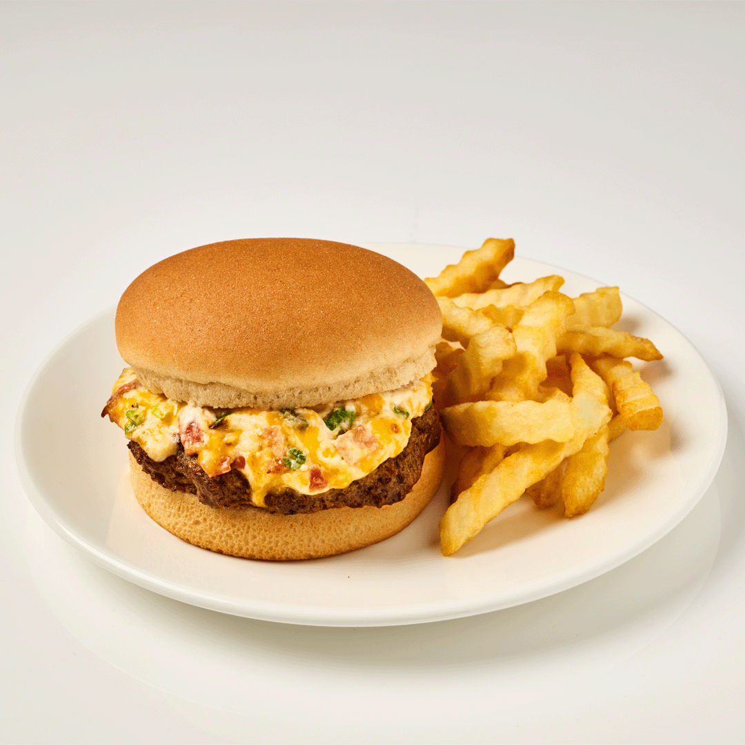 Jalapeño popper burger