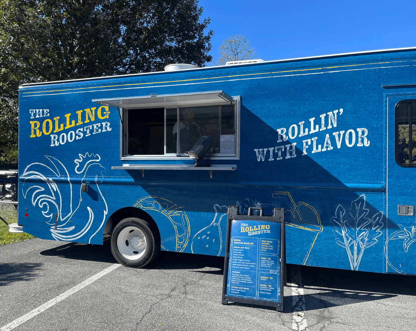 The University of Delaware's Rolling Rooster food truck