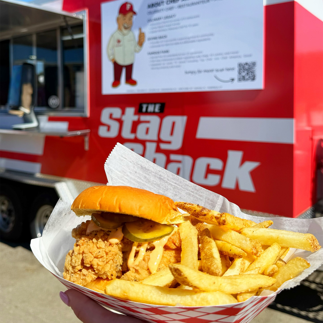 Fairfield University food truck village.