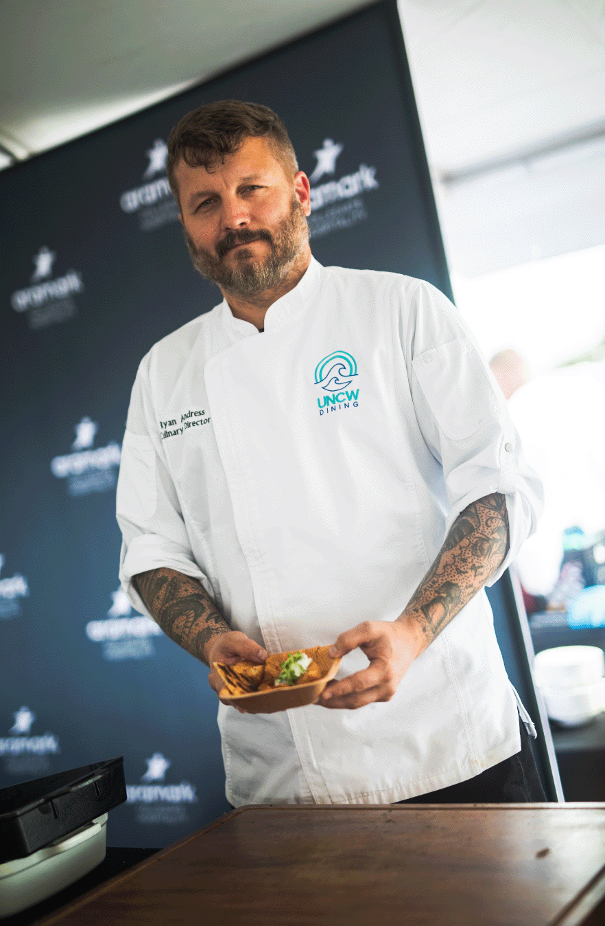 Chef Ryan Andress, Culinary Director UNCW