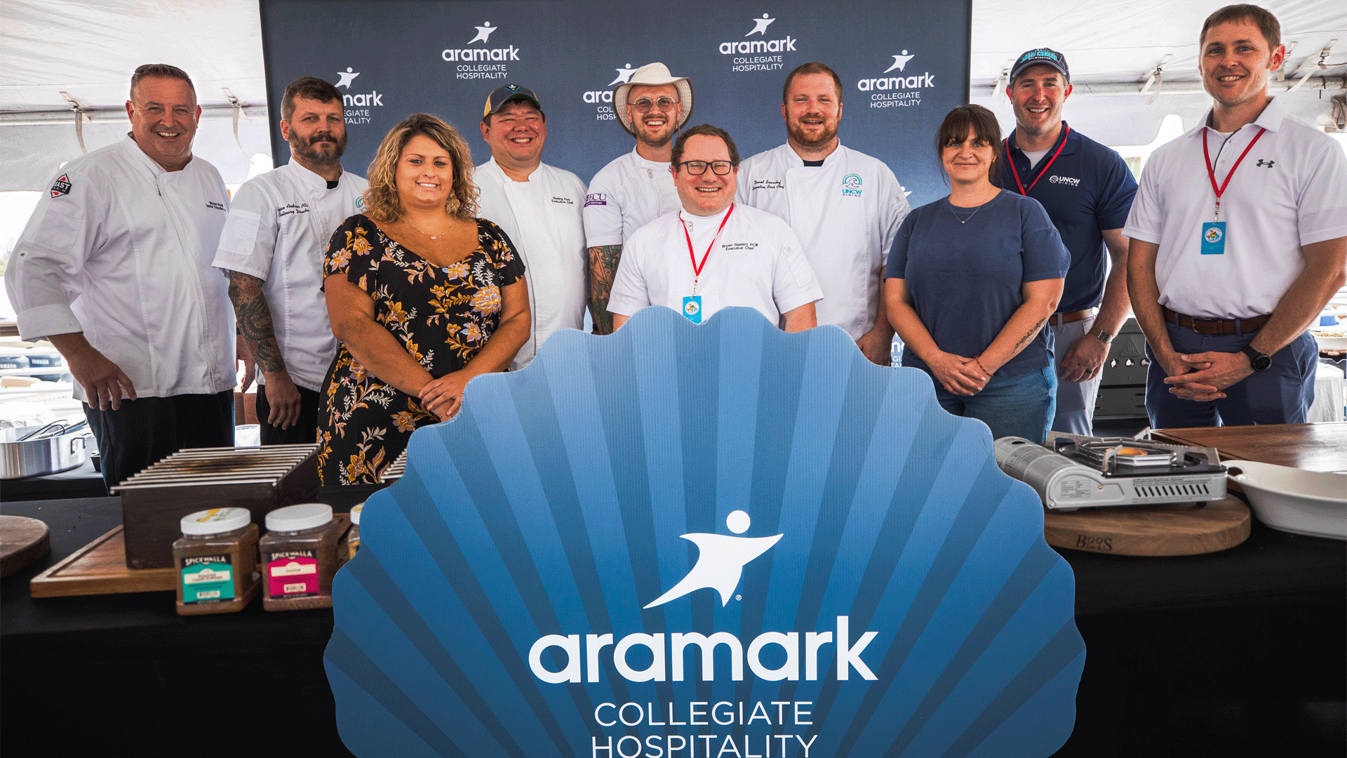 Aramark Collegiate Hospitality team members.