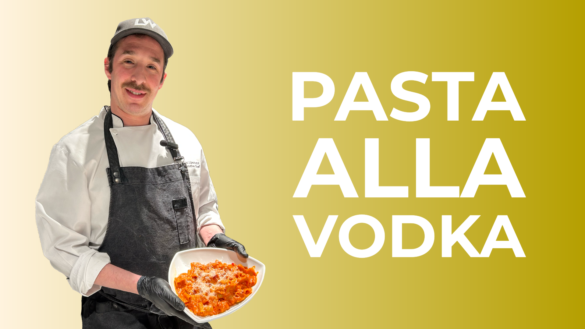 chef alec with pasta alla vodka