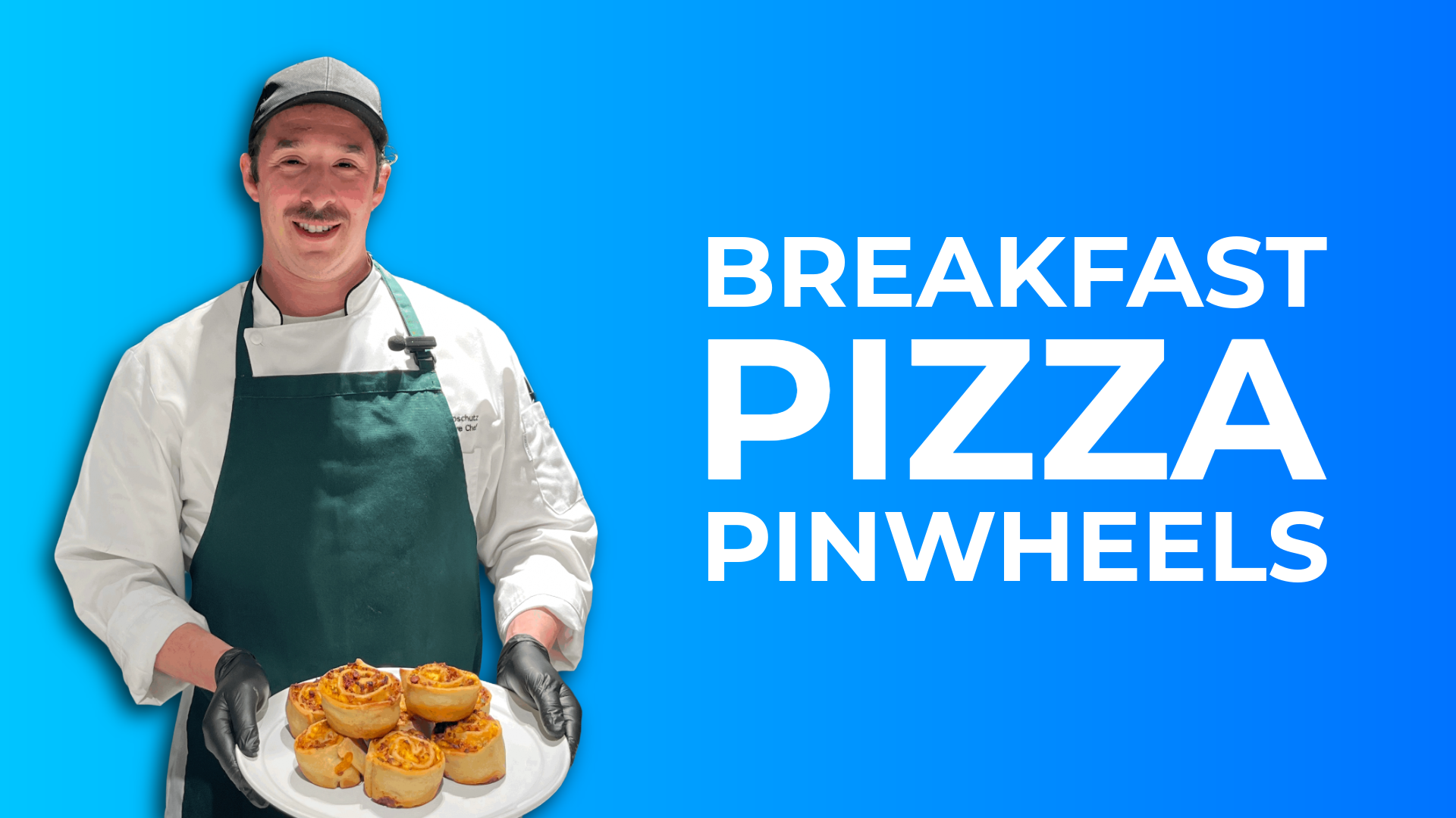 alec with breakfast pizza pinwheels
