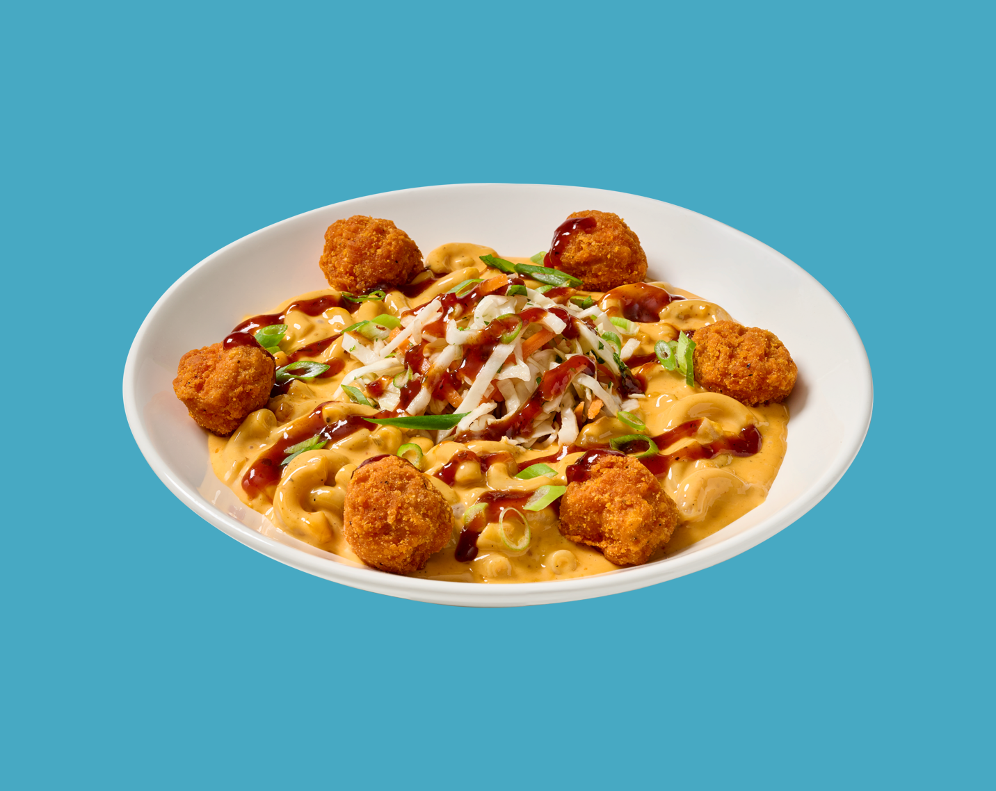 Gochujang Spicy Chicken Mac & Cheese.