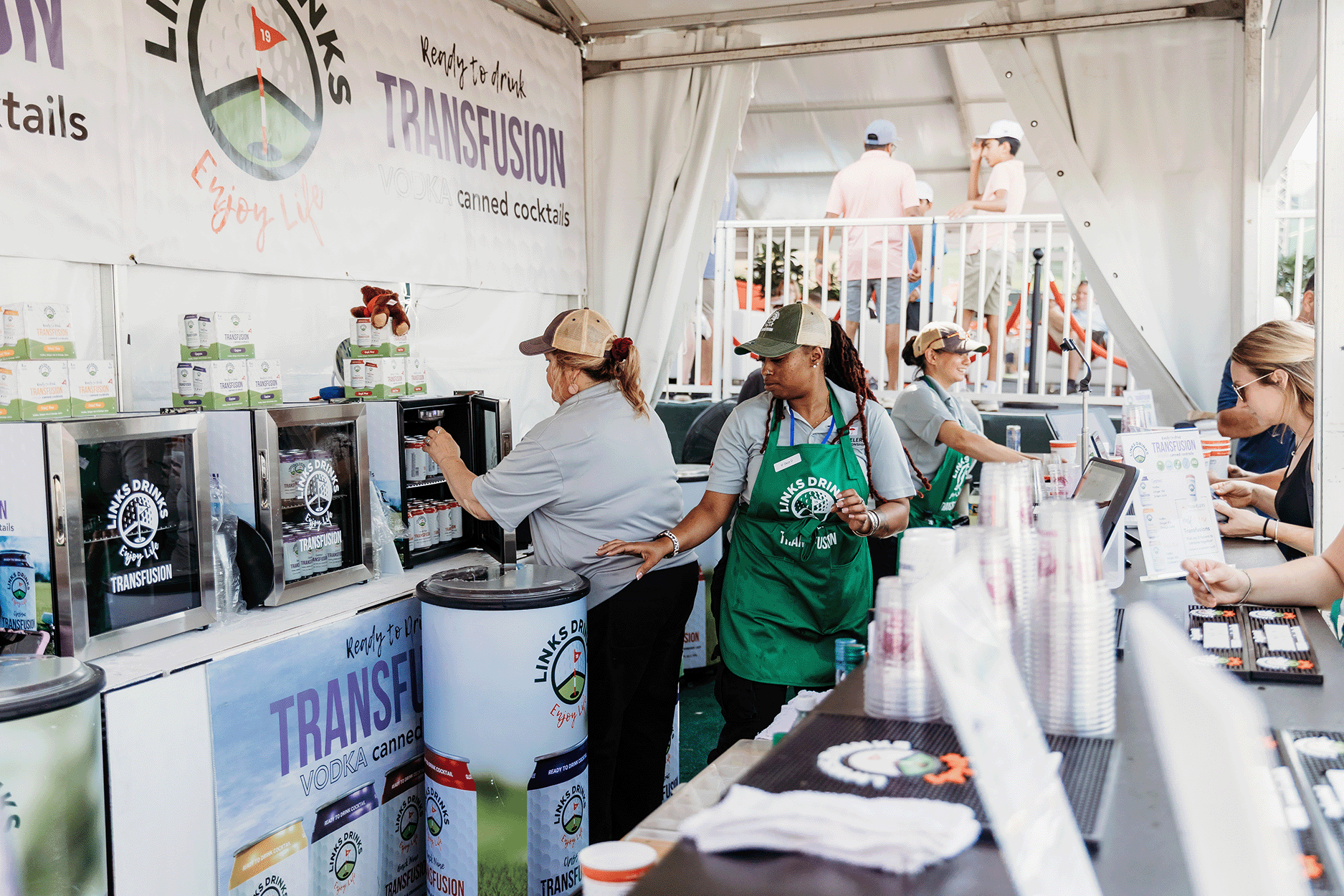 aramark employees serving Travelers guests