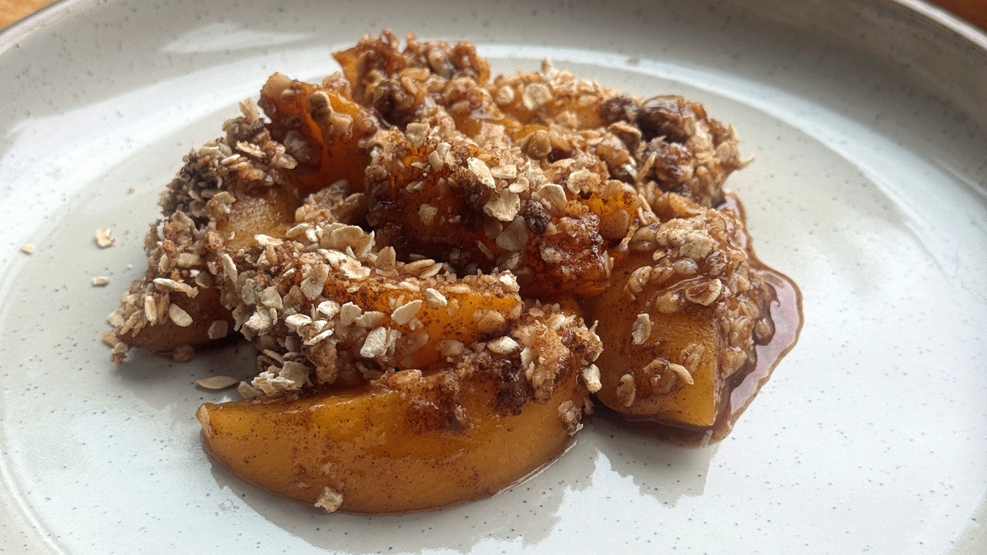 peach crisp