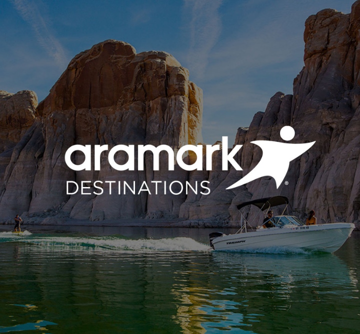 Aramark Destinations logo.