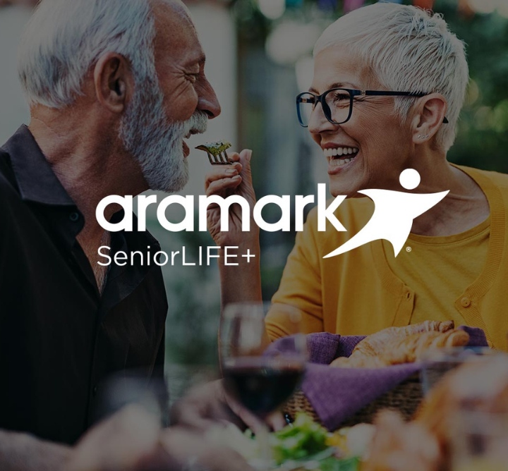Aramark SeniorLIFE+ logo.