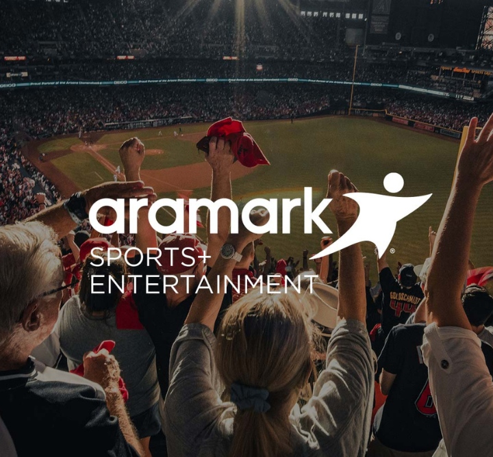 Aramark Sports + Entertainment logo.