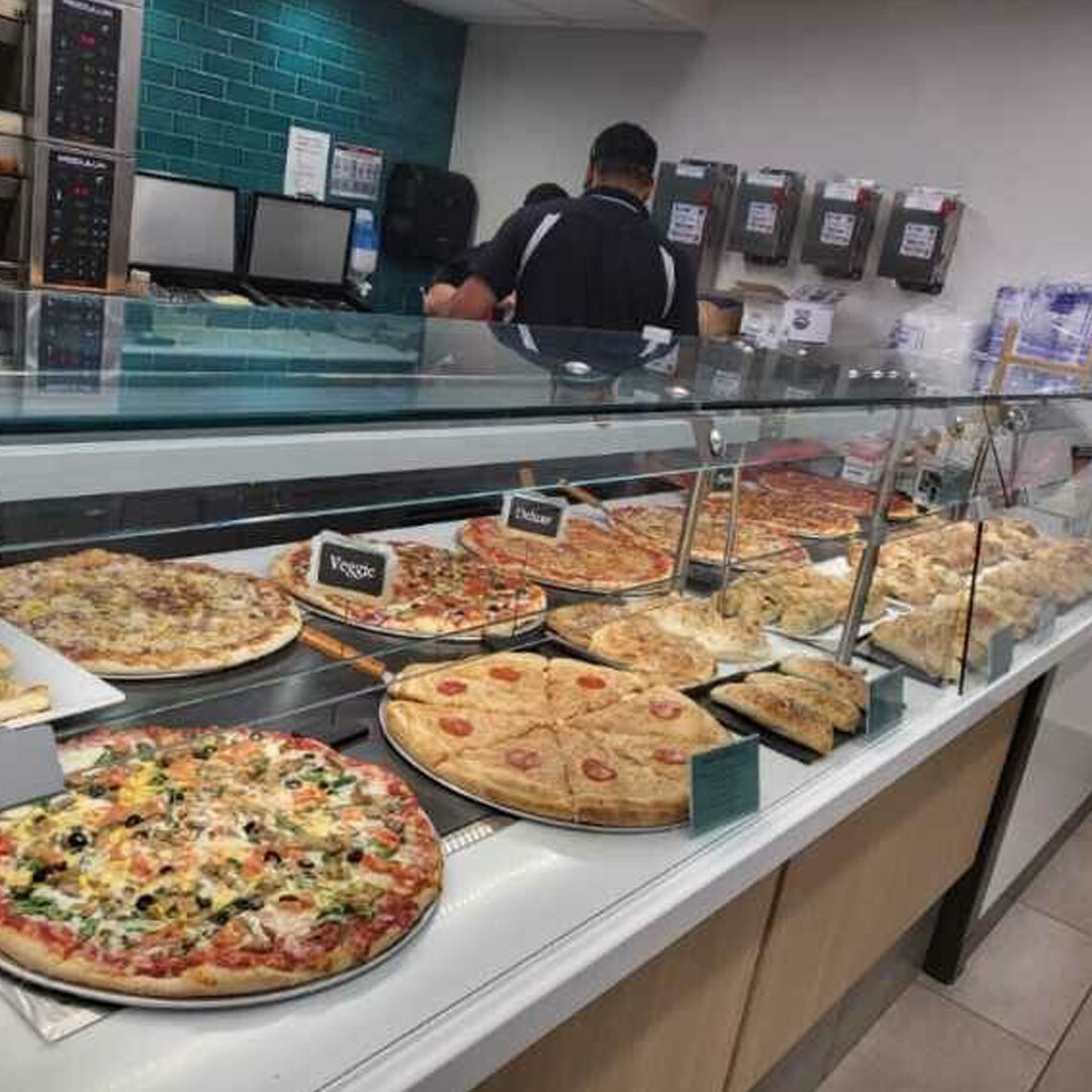 Pizza stand at university
