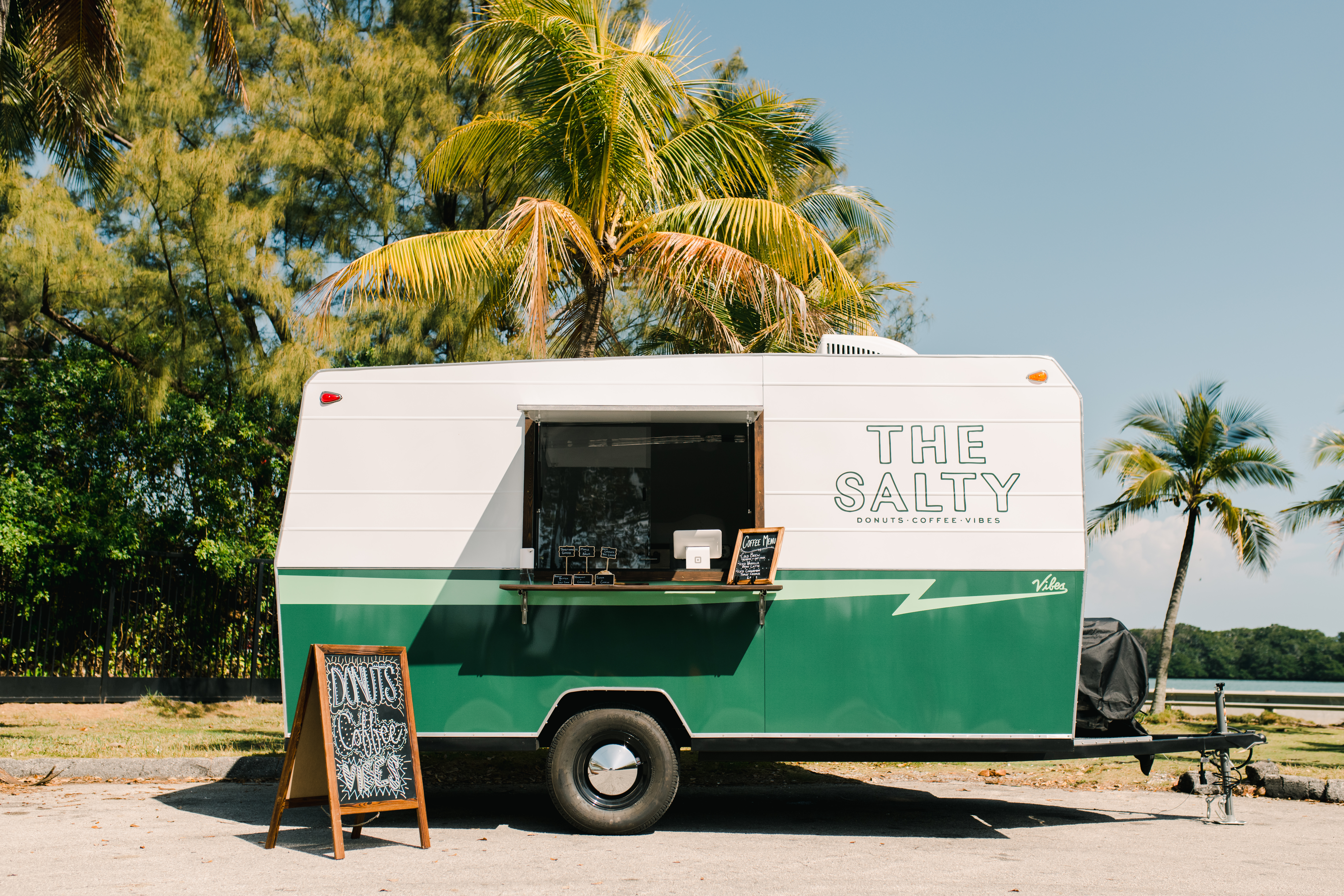 Image of The Salty food trailer.