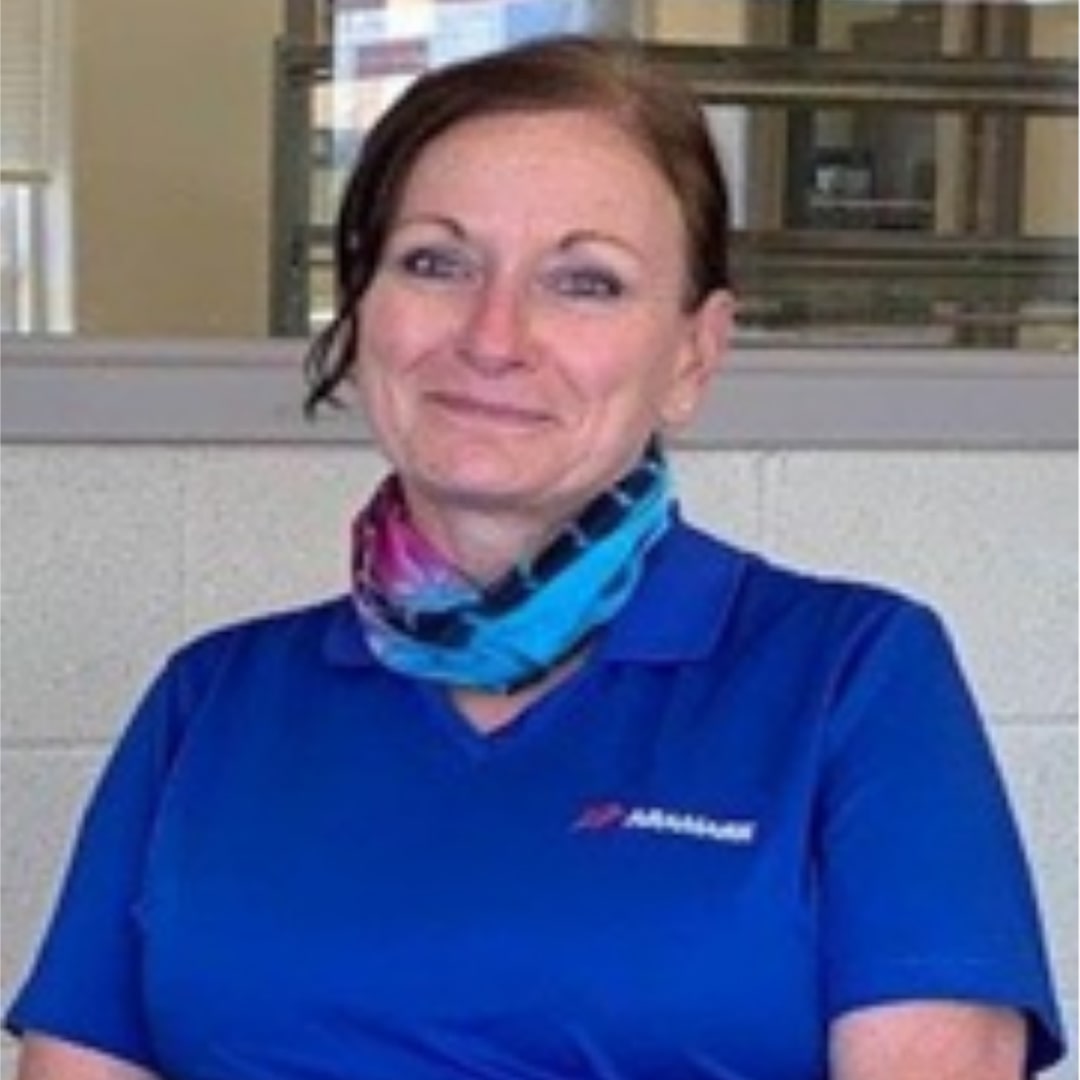 Aramark employee smiling