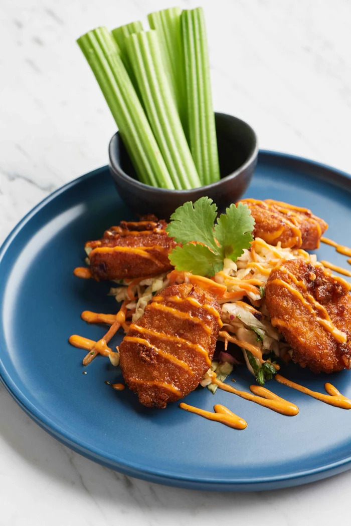Spicy Chili Dipped Crisped Buffalo Wings