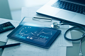 Digital devices and paper charts to track and report trends in EVS data from ambulatory care sites.