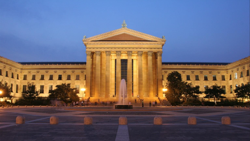 Front of Philadelphia Museum of Art