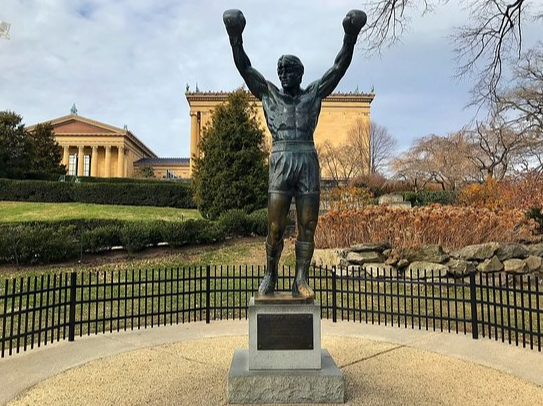 Rocky Statue